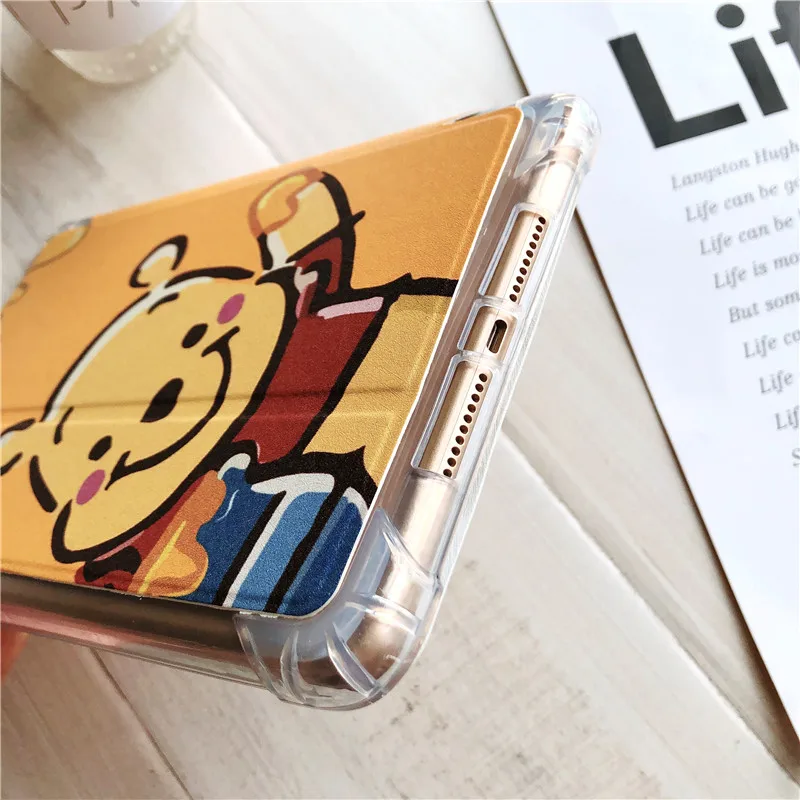 Luxe &quotВинни Пух&quot медведь подставка чехол Voor ipad mini 4 3 2 1 стильная футболка с