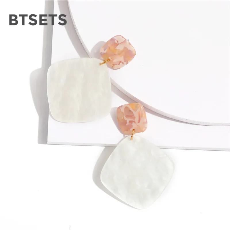 Fashion Earrings For Women Geometric Acrylic Statement Drop Jewelry Female Big Wedding Party Pendientes | Украшения и аксессуары