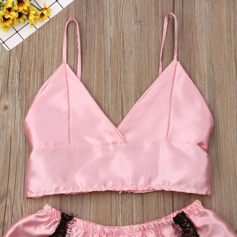 Женское сатиновое нижнее белье на шнурках ночная рубашка для сна | Тематическая