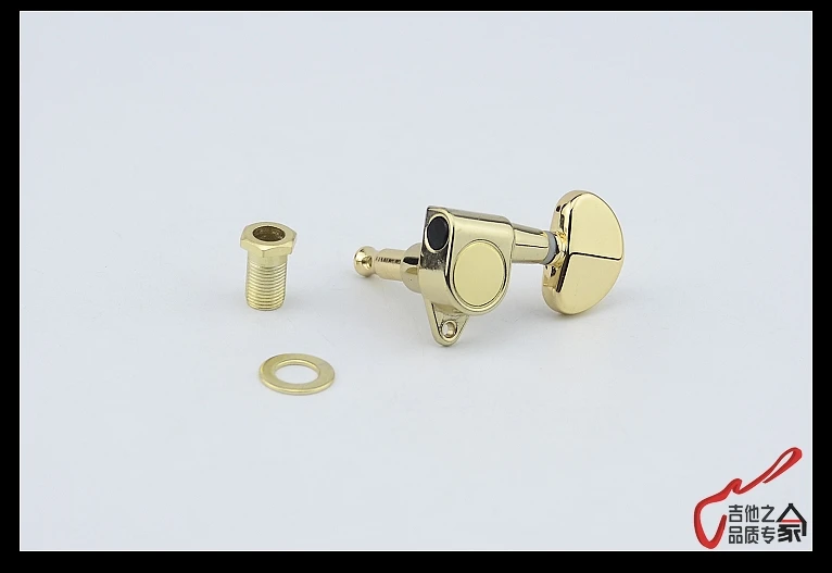 1 комплект GuitarFamily 3R 3L гитарные головки тюнеры Gold (#1038) Сделано в Корее|tuner gold|head