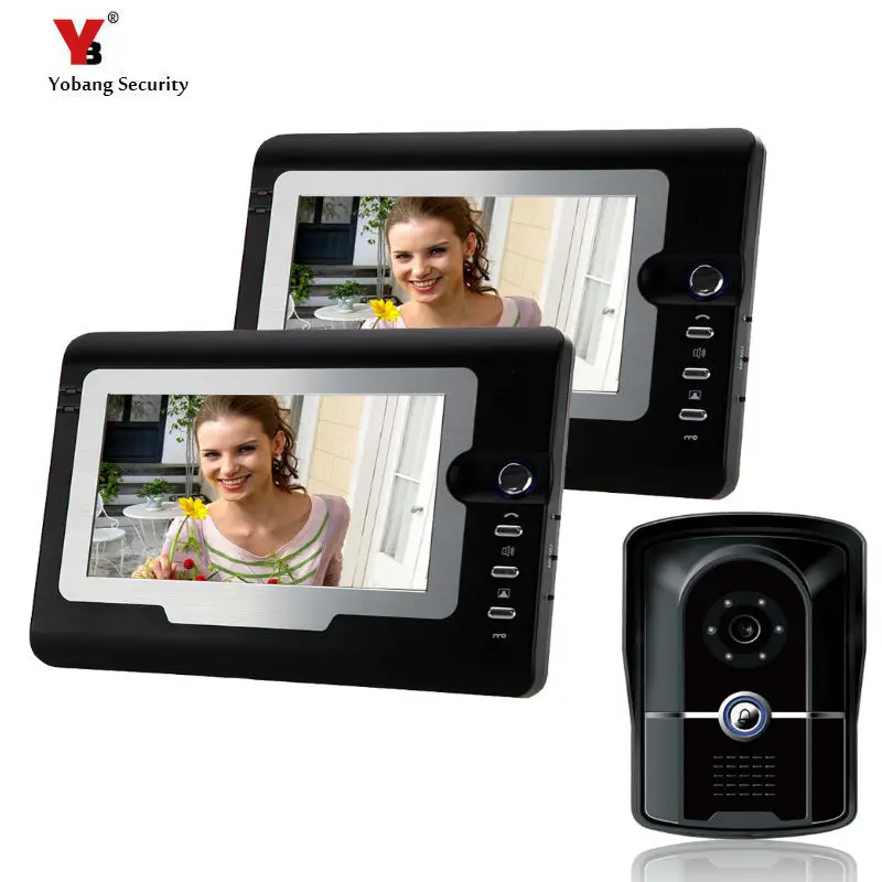 7 ''TFT LCD проводной дверной Домашний домофон видео звонок Система домофона IR COMS