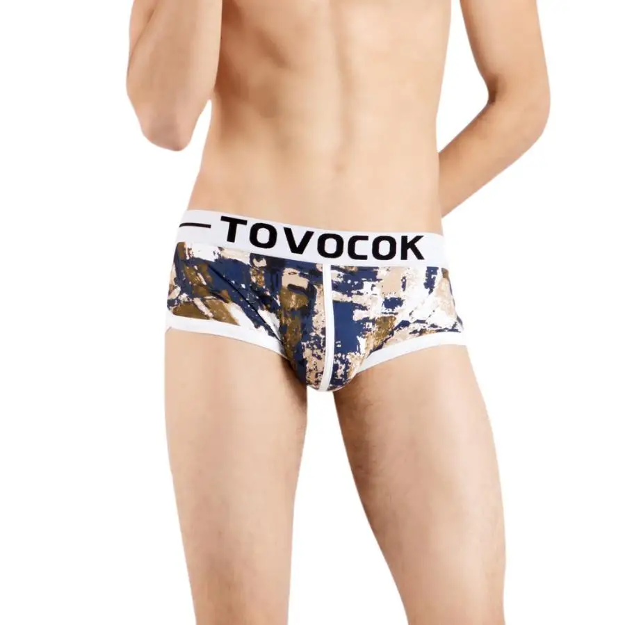 Feitong мужское сексуальное нижнее белье с принтом шорты из мягкой сетки # A40|men