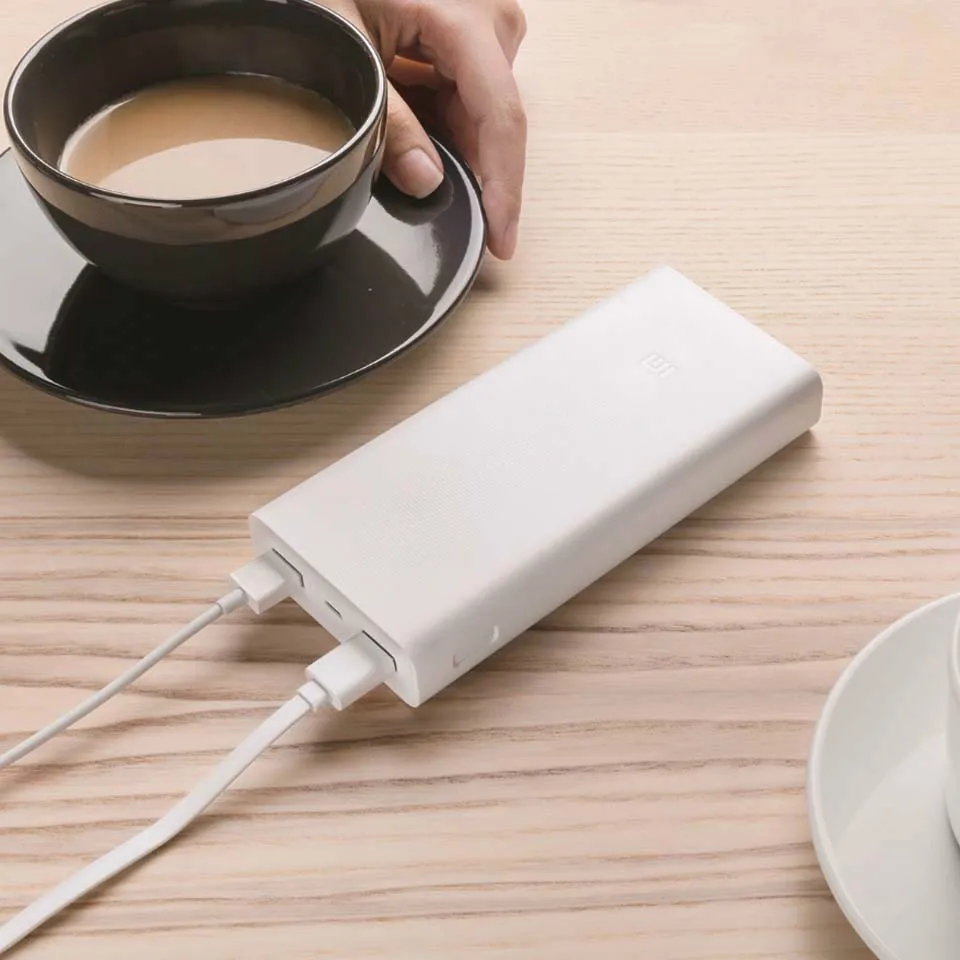 Оригинальный внешний аккумулятор Xiaomi 20000 мАч 2C Внешняя батарея Портативная