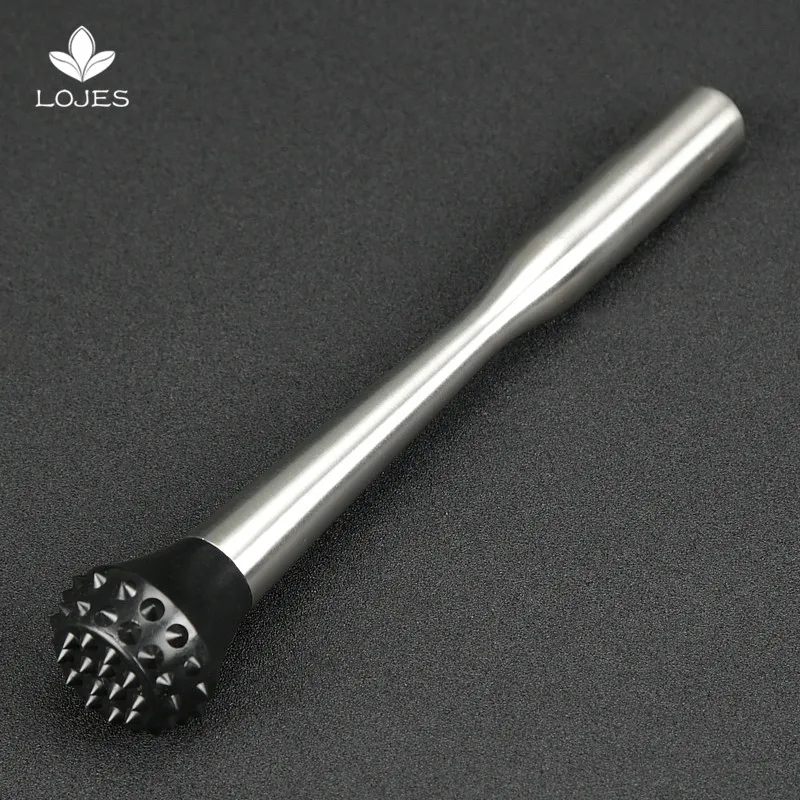 

New Cocktail Muddler Stainless Steel Bar Mixer Barware Mojito Cocktail DIY Drink Fruit Muddler Crushed Ice Barware Bar Tool