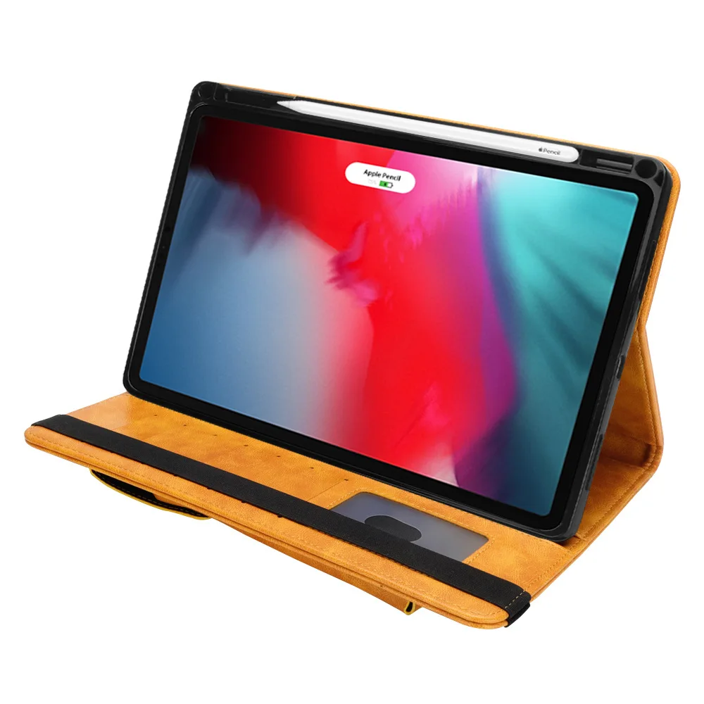 Чехол для iPad Pro11 крышка ESR Премиум кожаный роскошный Бизнес Folio чехол-подставка пенал зарядка смарт-крышка для iPad A1980