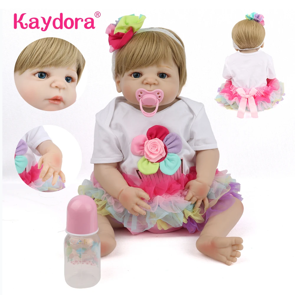 

Reborn doll 22 inch handmade boneca lol reborn bebe realistic boneca newborn dolls toys kids Christmas gift Kaydora