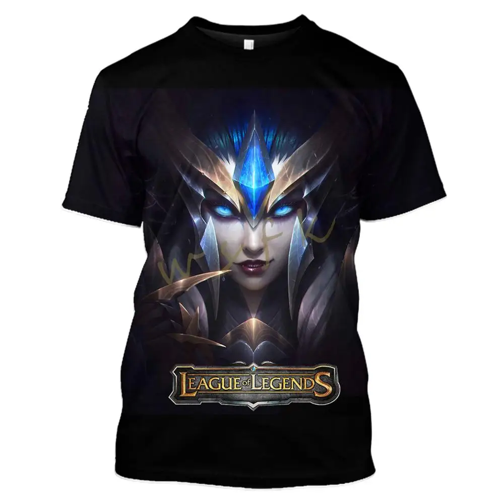 Impression 3D футболка homme de style Harajuku League of Legends для мужчин|Мужские футболки| |