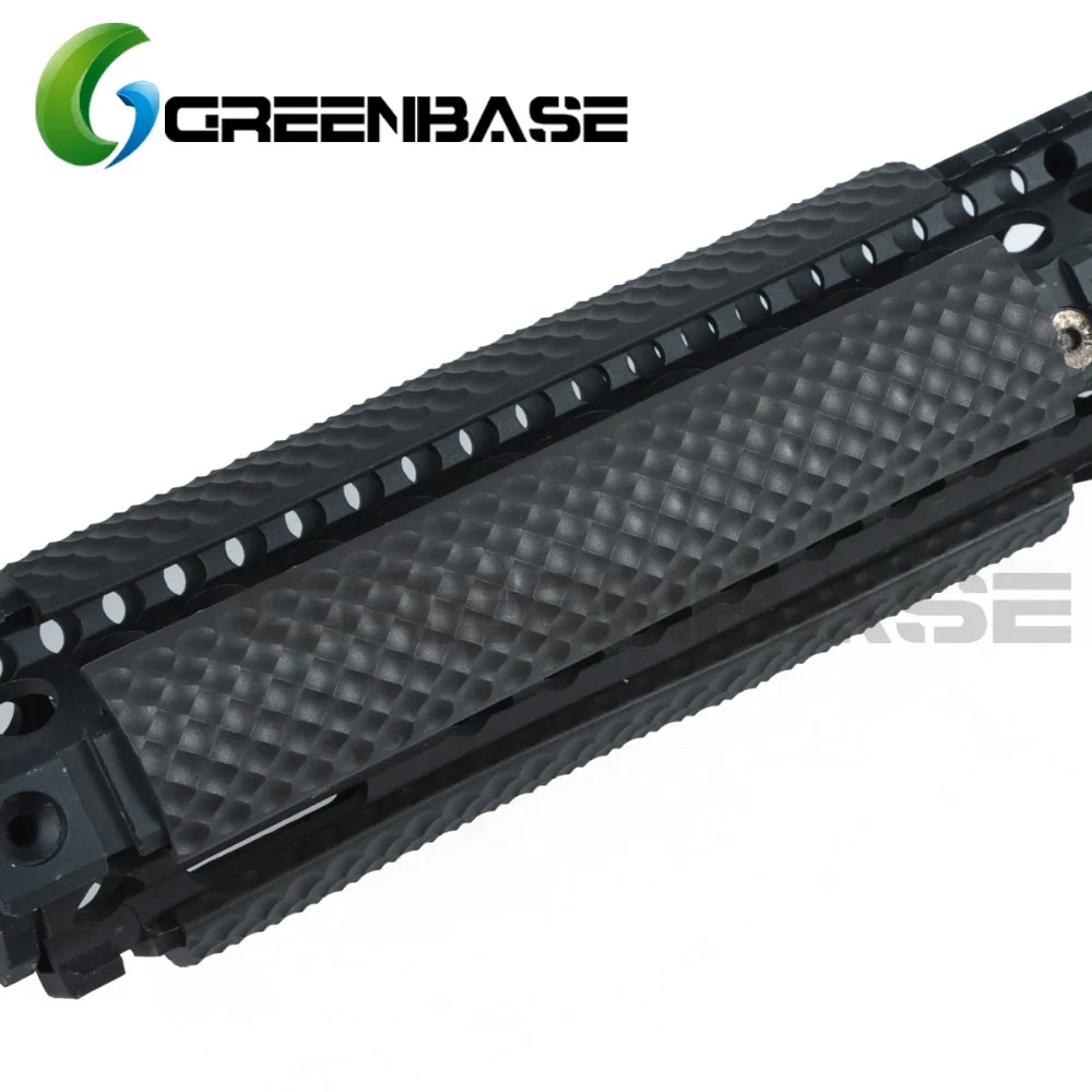Тактические резиновые накладки на рельсы Пикатинни Greenbase с линейным разъемом 4