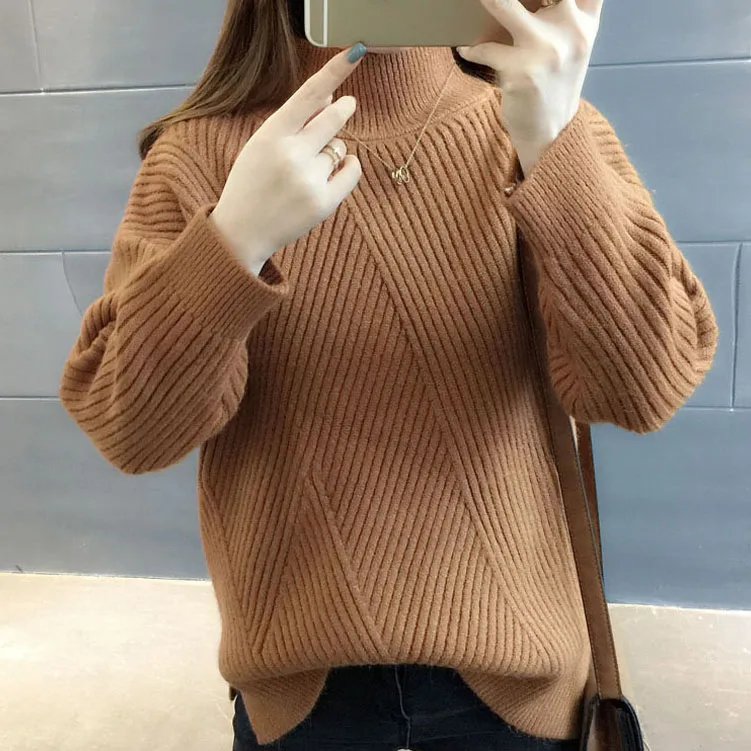 Женский Повседневный свитер Новое поступление 2018 плотные теплые пуловеры на