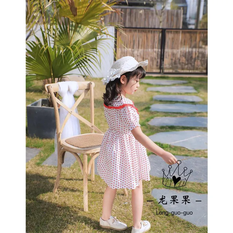 2-6 years High quality girl dress 2020 new summer fashion bow stripe kid children clothing party formal princess | Детская одежда и