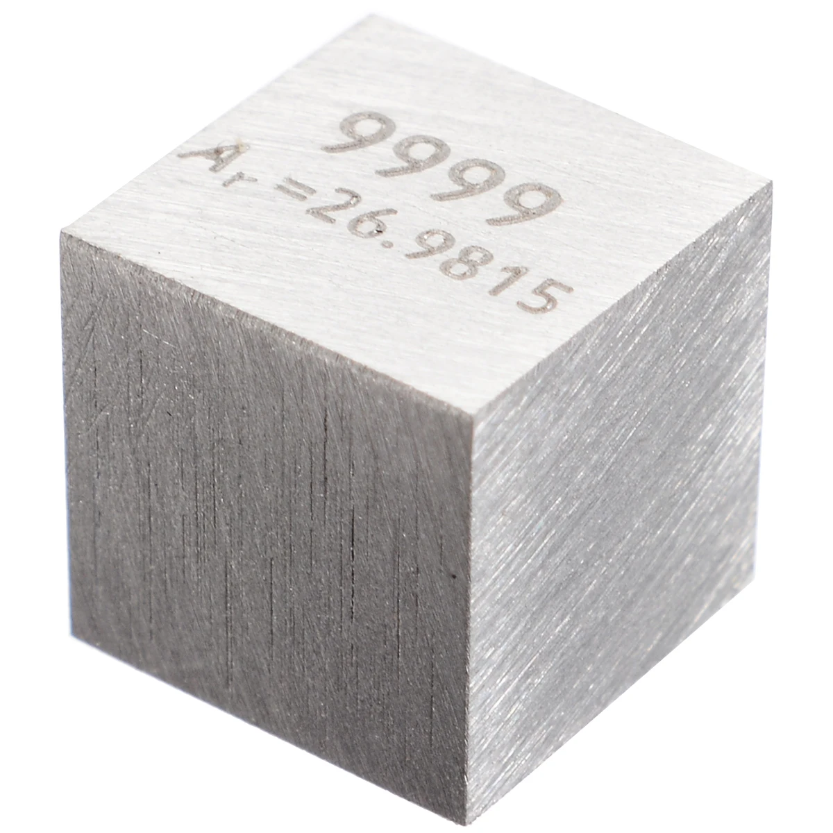 

New 1Pcs 99.99% High Purity Aluminum Al 10mm Cube Carved Element Periodic Table For Tool Parts