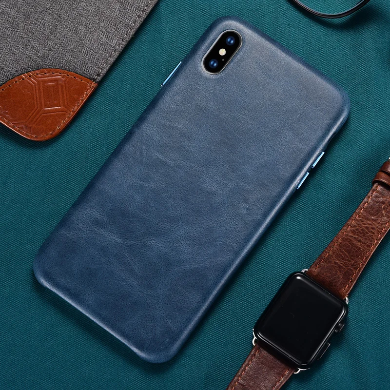 Оригинальный брендовый чехол XOOMZ для iPhone X XR XS MAX из натуральной воловьей кожи