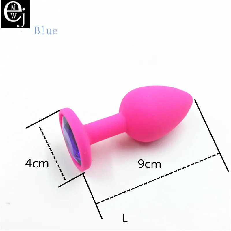 EJMW Pink Silicone Anal Plug 3 Size You Can Choose Sex Toys Butt For Women Men Erotic Jewelry |