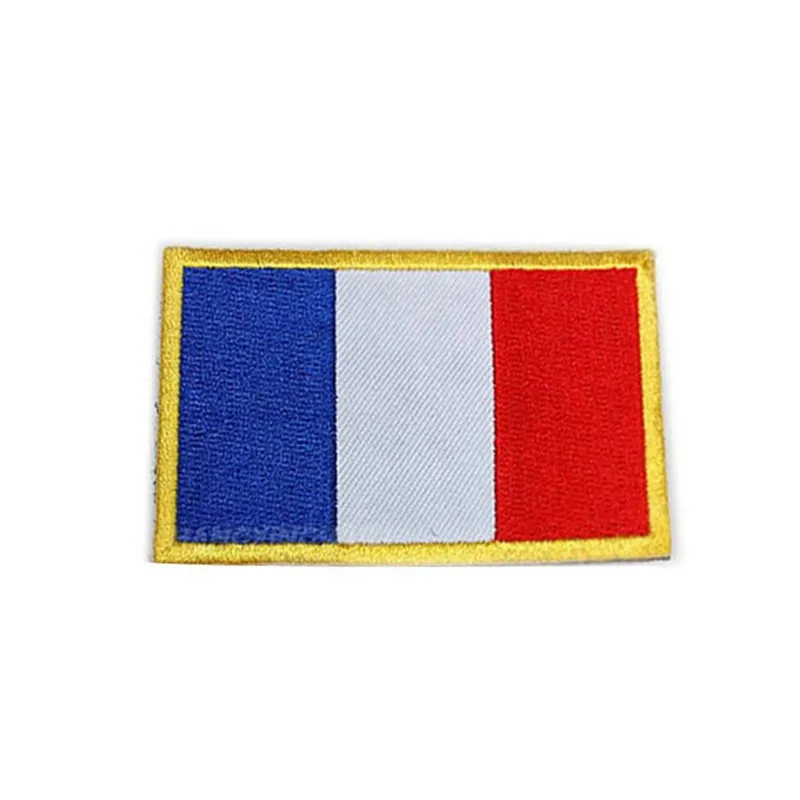 France C Flag 3D вышитая EU Netherland Croatia Италия Новая Зеландия Флаг патч ПРИШИТАЯ нарукавная нашивка для одежды наклейка на рюкзак DIY Аппликация 8 см X 5 см - Цвет: France C Flag
