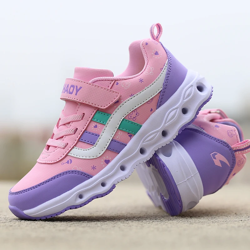 Breathable Light Fashion Kids Shoes Summer New Casual Children Outdoor Non-slip Wear Resistant Girls Sneakers Size 26-37 | Детская