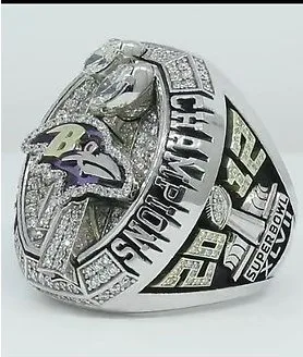 NFL 2012 Super Bowl Baltimore Ravens Championship Replica Ring size 10 | Украшения и аксессуары