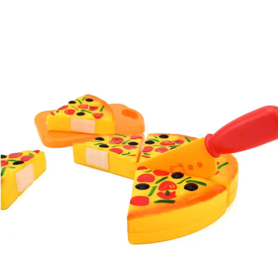 Childrens Kids Pizza Slices Toppings Pretend Dinner Kitchen Play Food Toy Gift H40 OCT09 | Игрушки и хобби