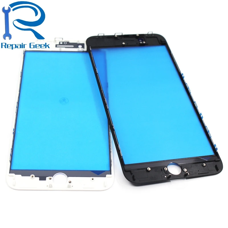 Ремонт Geek 2 шт Холодный пресс Передний экран стекло с рамкой для iphone 5 5S 5c 6 6s 7 7g 8 8p