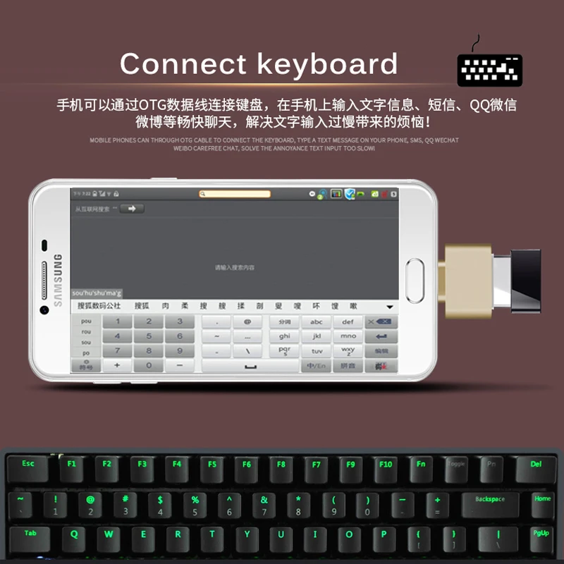 Адаптер OTG с разъемами USB 3 0 типа C и Micro конвертер для Redmi Xiaomi Huawei Samsung мыши