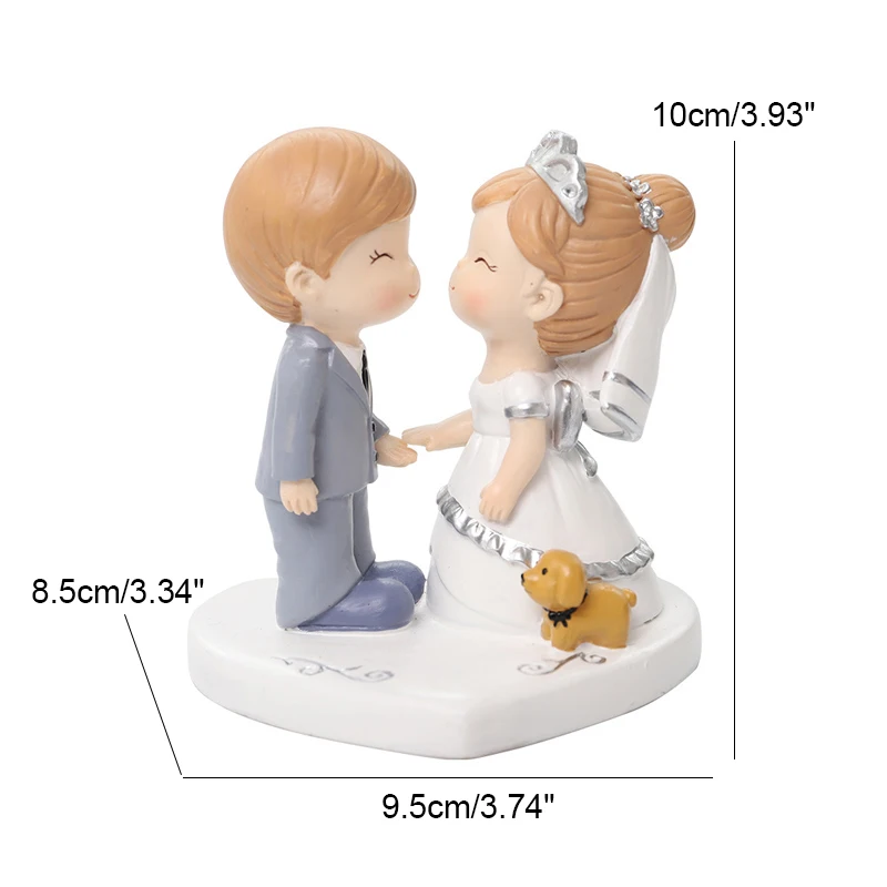 Креативная модель для пары фигурка мультипликационный мини-орнамент влюбленных
