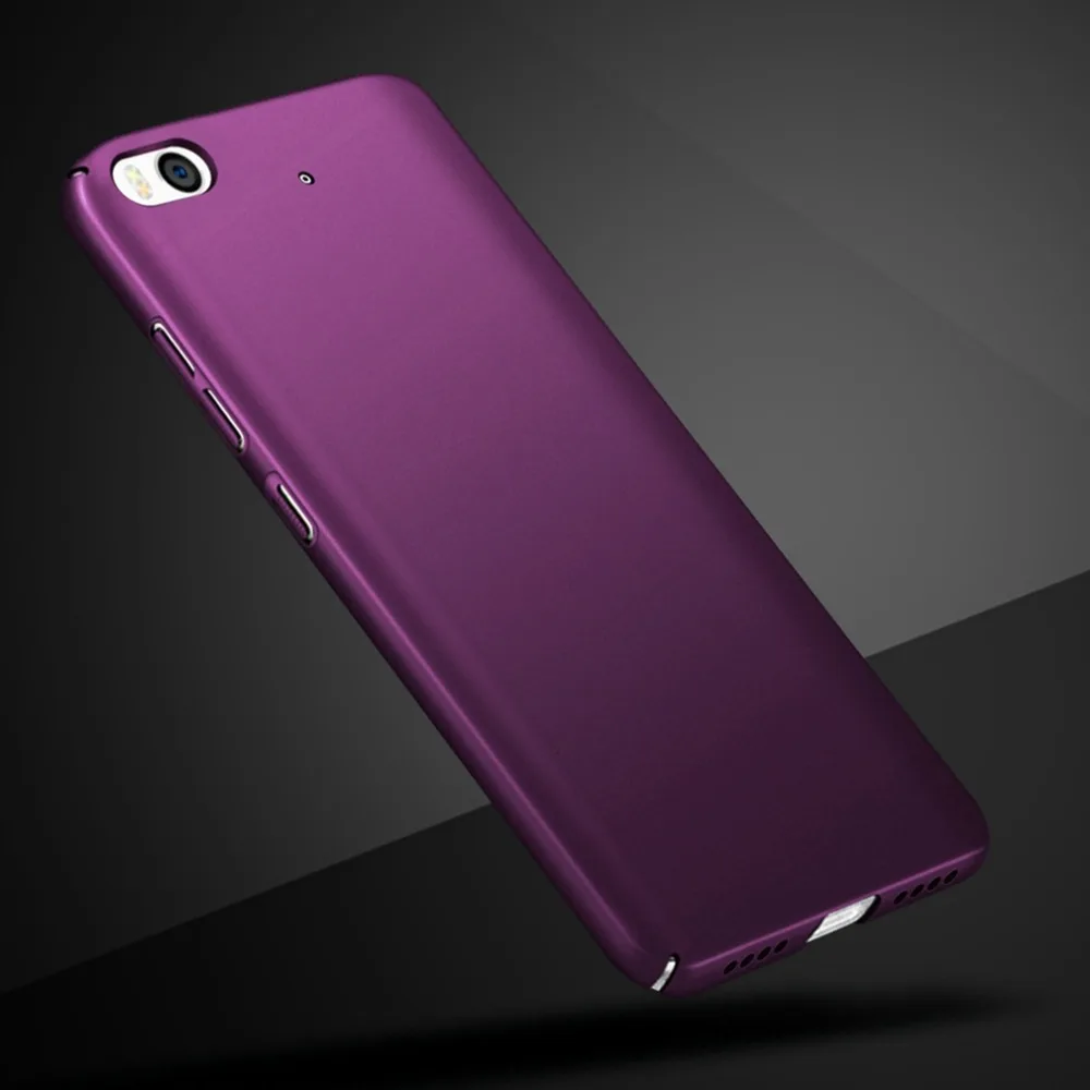 Для Xiaomi Mi5 чехол твердый матовый пластик ультра тонкий защитный корпус для Mi 5 Fundas