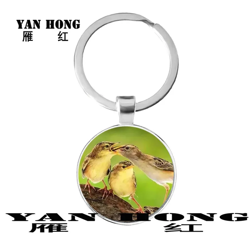 Parents'love is selfless. Animals take good care of their babies 25MM glass keys and Happy Thanksgiving Day. | Украшения и