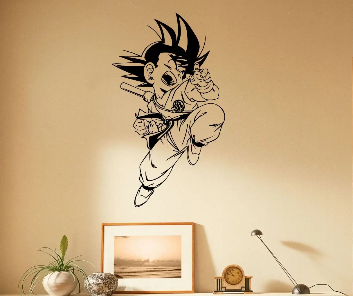 Настенный стикер ZN D244 Аниме Манга Son Goku Виниловая наклейка японский домашний