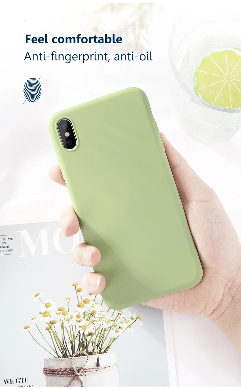 Силиконовый чехол для iPhone 11 Pro X XR Xs Max 6s 7 8 Plus, гелевая резиновая защита всего тела, противоударный чехол, защита от падения