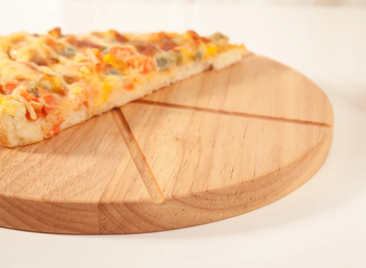 Круглый Деревянный многоцелевой разделочный блок/разделочная доска натуральный