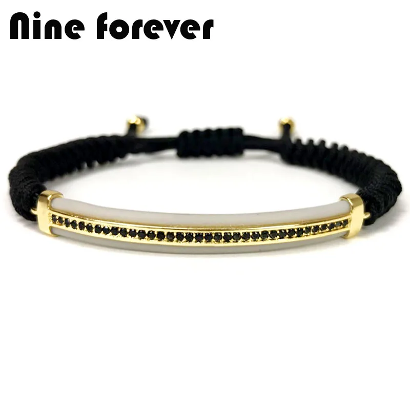 

Nine forever dropshipping christmas gift rope bracelets for women bileklik bracelet Men jewelry pulseira masculina feminina