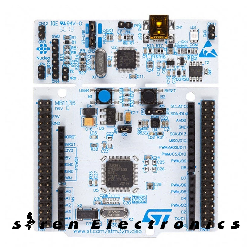 1 шт. x телефон нуклеовая плата STM32F1 STM32F103RB 128K нуклео F103RB | Электронные компоненты и