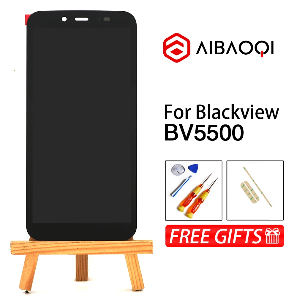 AiBaoQi New 5.5 Inch Touch Screen+1440x720 LCD Display Assembly Replacement For Blackview BV5500/BV5500 Pro Android 8.1 Phone enlarge