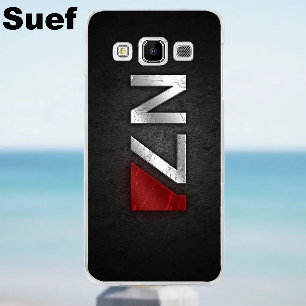 Suef Mass Effect N7 логотип мягкий Новое поступление для Galaxy Alpha Core Prime Note 2 3 4 5 S3 S4 S5 S6 S7 S8 mini