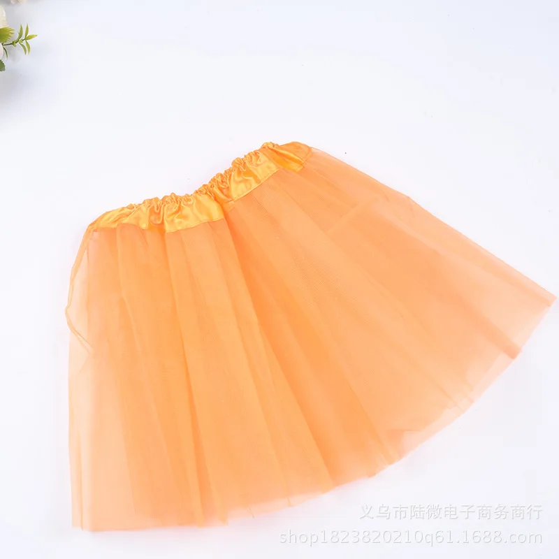 Юбка пачка для девочек детская трехслойная юбка принцессы балетная танцевальная