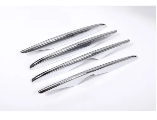 

Car-styling ABS Chrome Air intake grille Strips Trim Car Accessories For Mercedes Benz GLC Class GLC260 GLC300 2017 4Pcs/Set