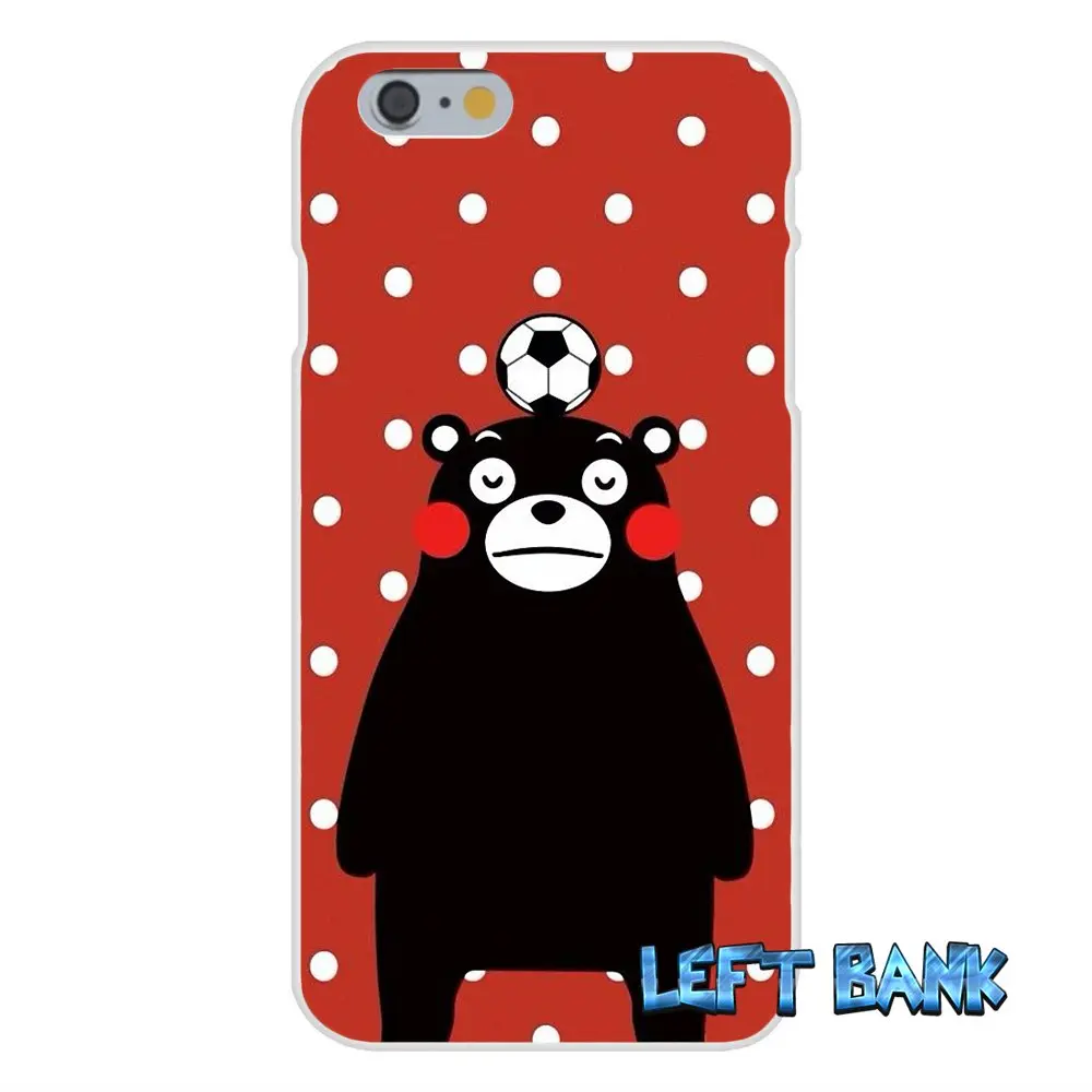 Kumamon Мягкий Силиконовый ТПУ Прозрачный чехол для Samsung Galaxy Note 3 4 5 S4 S5 MINI S6 S7 edge|case for