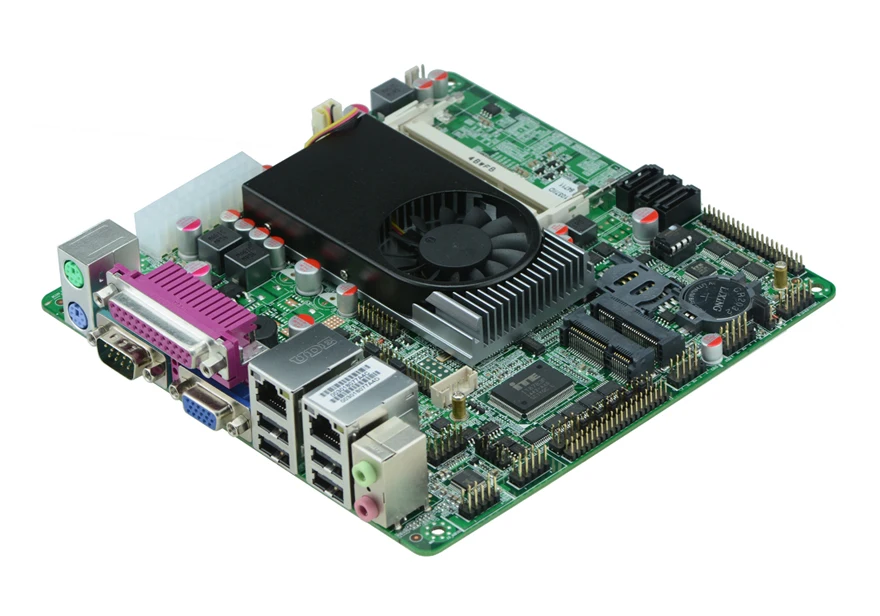 Mini Itx Промышленная материнская плата 1037U/10COM/двойная 24-битная LVDS/POS-машина |
