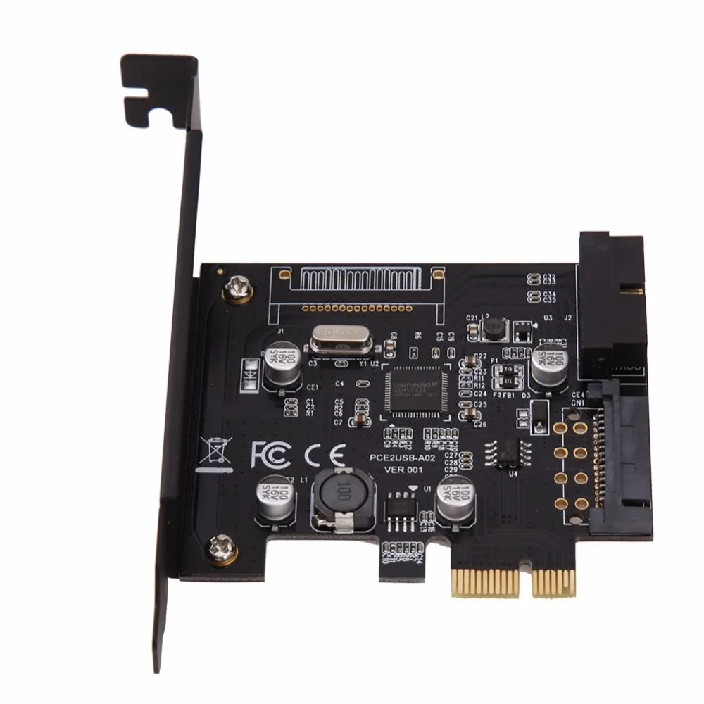 PCI E Express 19 контактный разъем USB 3 0 и 15 Контроллер Расширения питания SATA адаптер