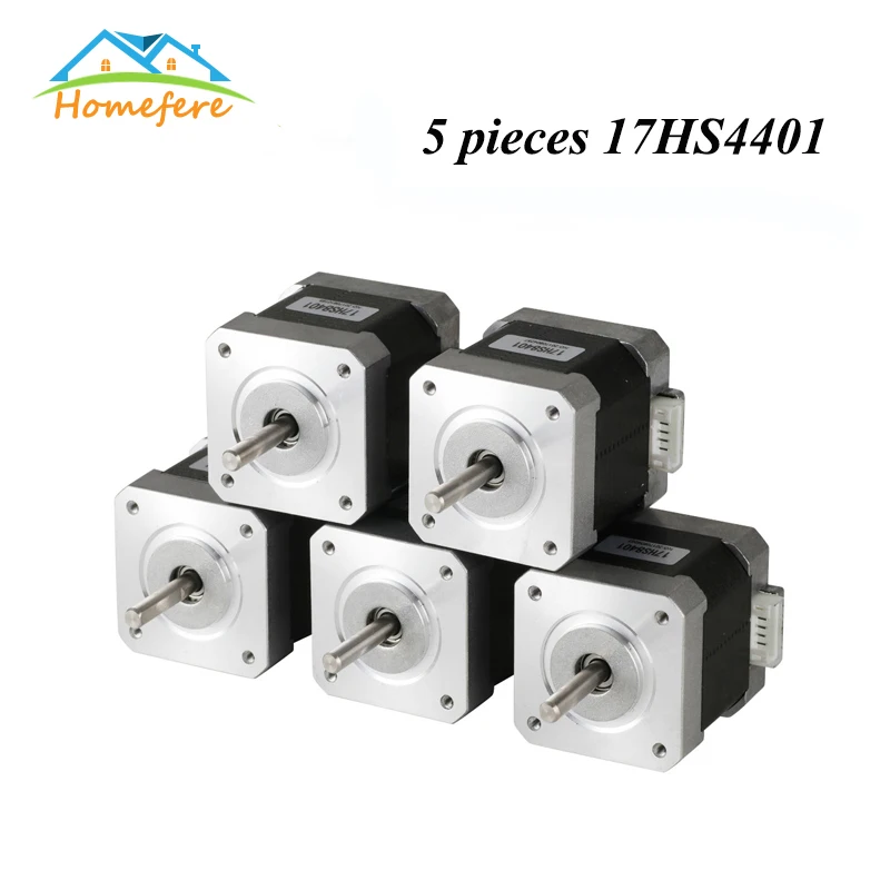 Шаговый двигатель 17HS4401 17HS8401 17HS2408 5 шт. 17 шаговый 38 мм 42 4 свинцовых шагового