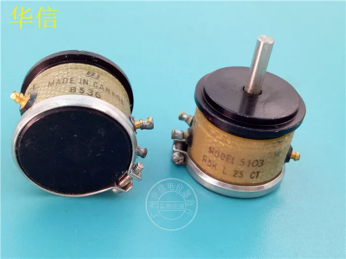 [VK] б/у BI модель 5103 R5K проводящий пластиковый потенциометр 4 футовый