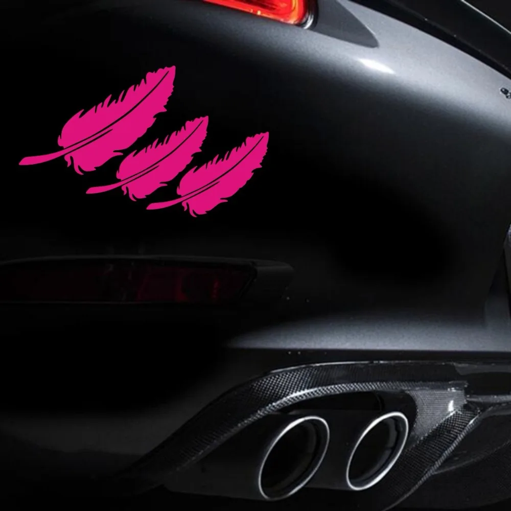 Funny car stickers personalized funny personality window decals vinyl feather scratches | Автомобили и мотоциклы