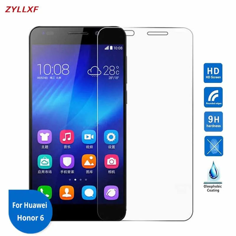 Для Huawei Honor 6 закаленное стекло Премиум Защитная пленка для экрана 5 дюймов 9H 2.5D