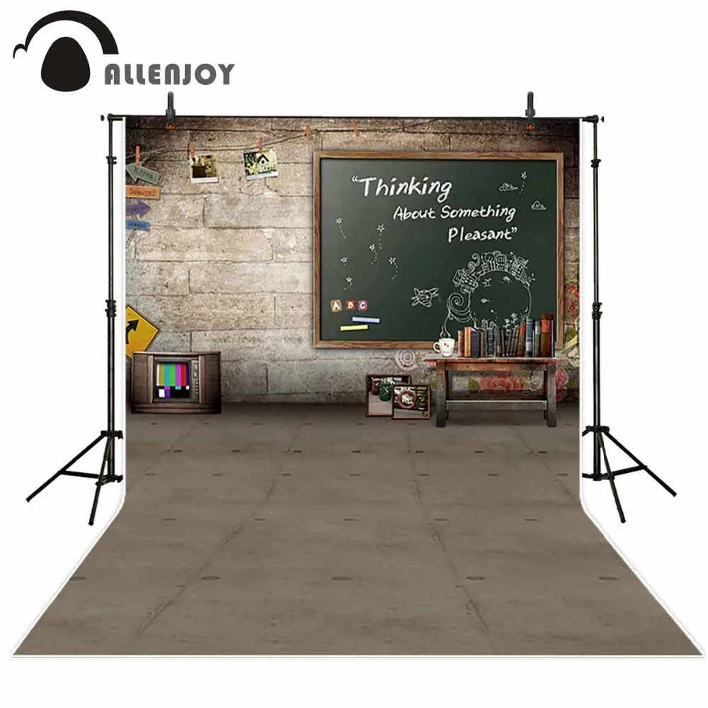 Allenjoy фоны для фотографии студия доска книги фон фото fundos fotograficos Бесплатная