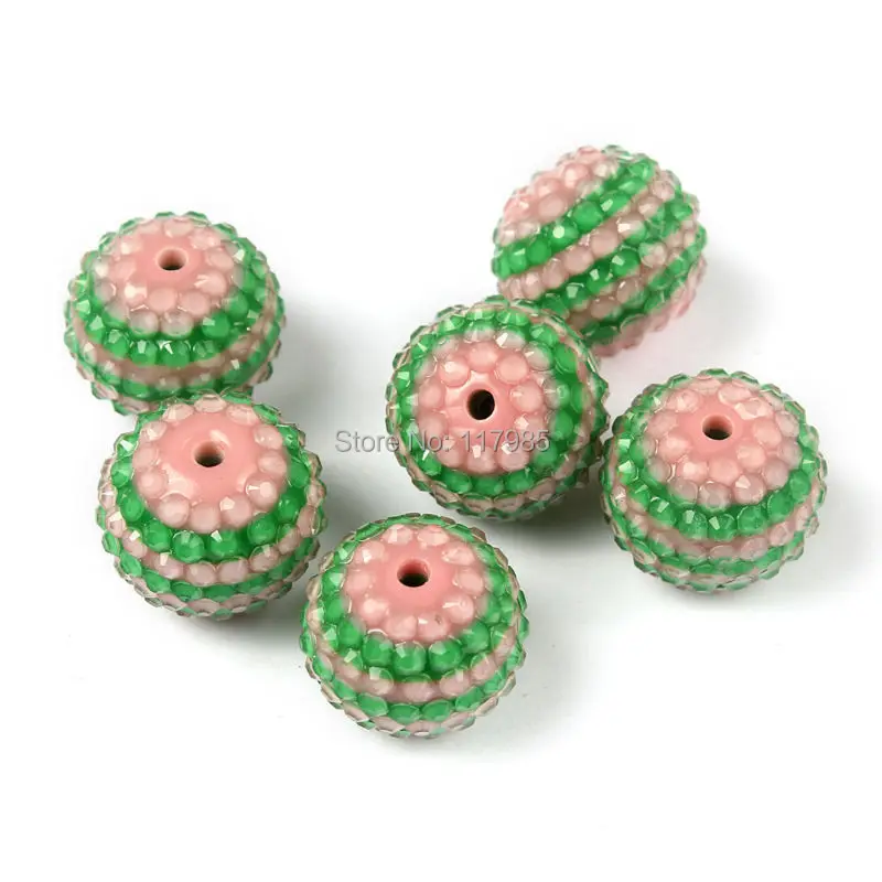 Распродажа 10 шт рождественские зеленые розовые полосатые прозрачные стразы из