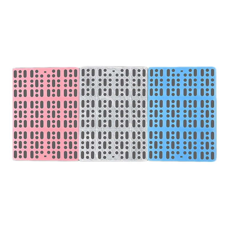 Sqinans Pet Pad сетка-стиль сплайсированные пластиковые подушечки для ног с зажимами для кролика кота собаки клетки Здоровье Массаж ног Pad для маленьких домашних животных