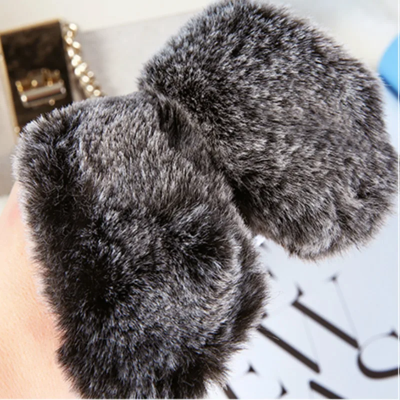 Rabbit Hair Case For Samsung A3 A5 A7 J3 J5 J7 2016 2017 Fluffy Fur Soft Galaxy S8 S9 Plus Note 9 8 |