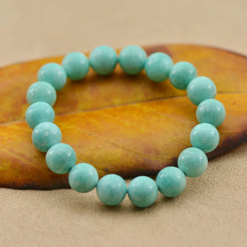 

Wholesale 5A Fashion Nature Amazonite Amazon Stone Beads Charm Bracelets & Bangles for Men Women Crystal Accessories Jewelry