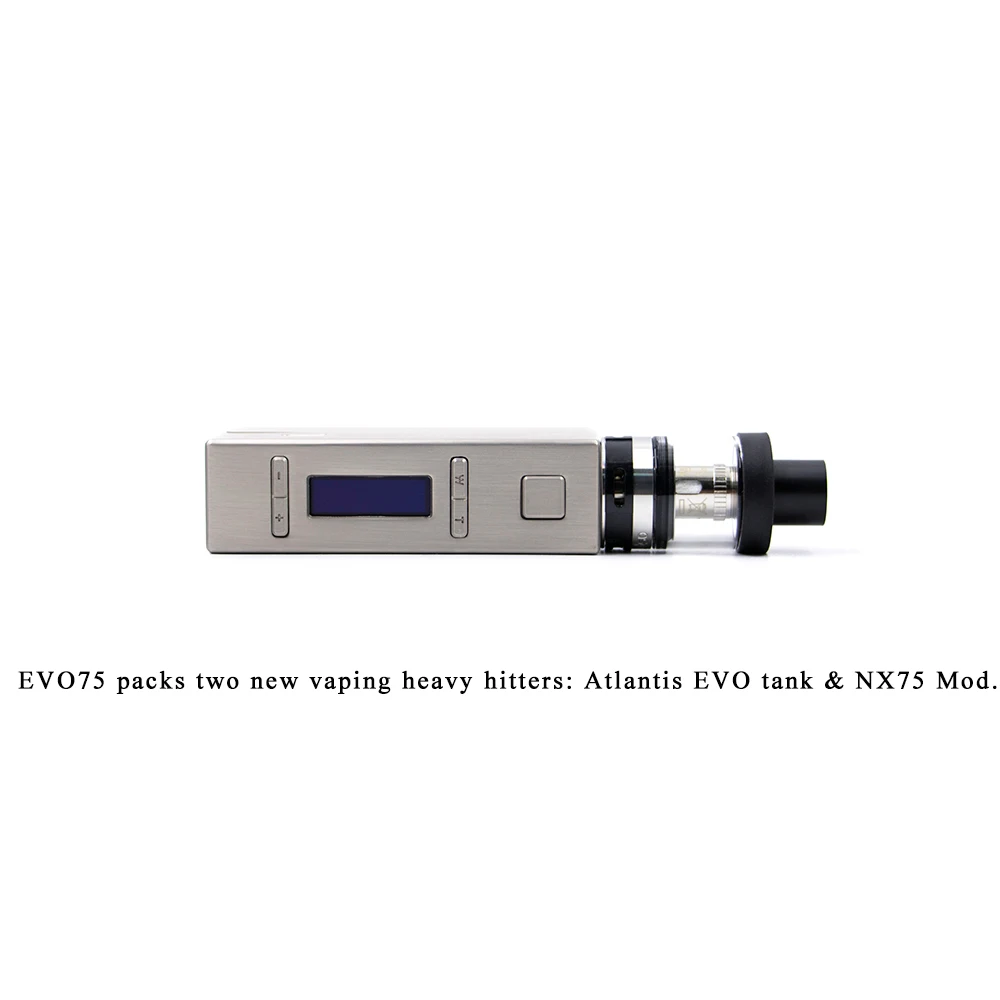 Распродажа Aspire EVO 75 Вт Vape стартовый комплект с 2 мл Atlantis Tank & NX75 Mod Sub ohm vaping system