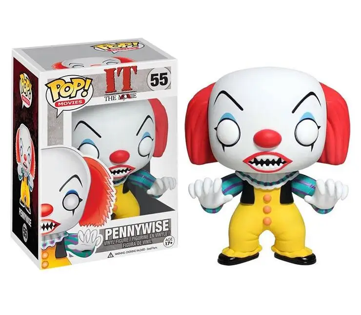 Funko Pop фильмы Стивен Кинг ИТ Джокер, клоун Коллекционная модель детские игрушки для Chlidren Виниловая фигурка кукол игрушки