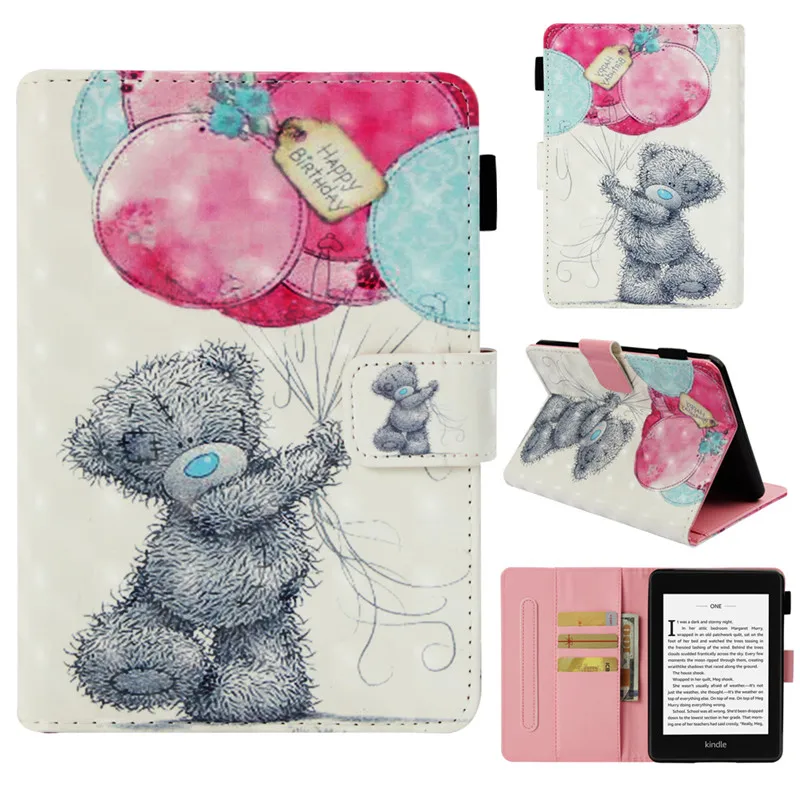 Чехол для Amazon New Kindle Paperwhite 2018 e book кожаный чехол подставка 4 10 го поколения 6